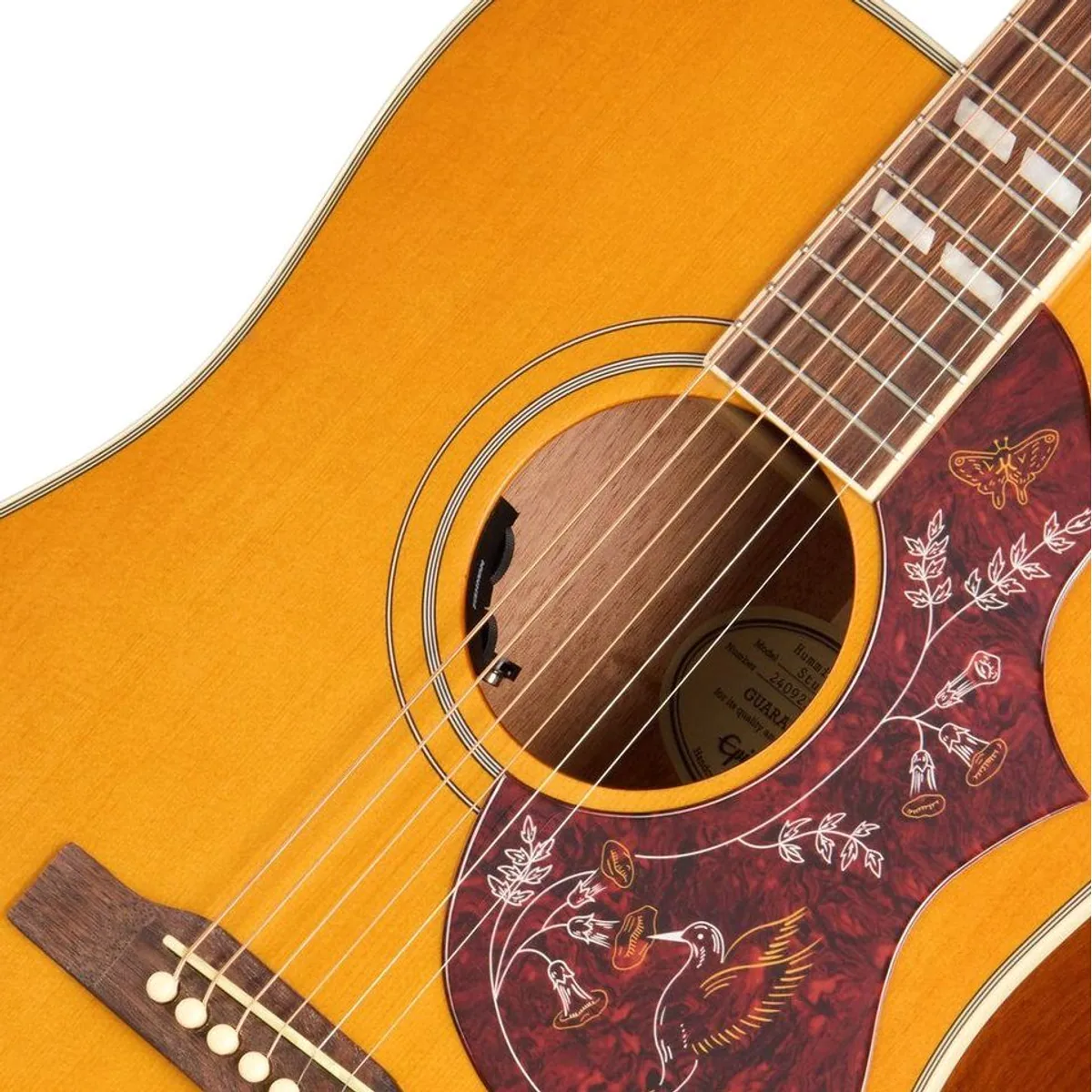 Epiphone Hummingbird Studio Antique Natural, kraftvoller Klang, edles Design, elektroakustisch 4
