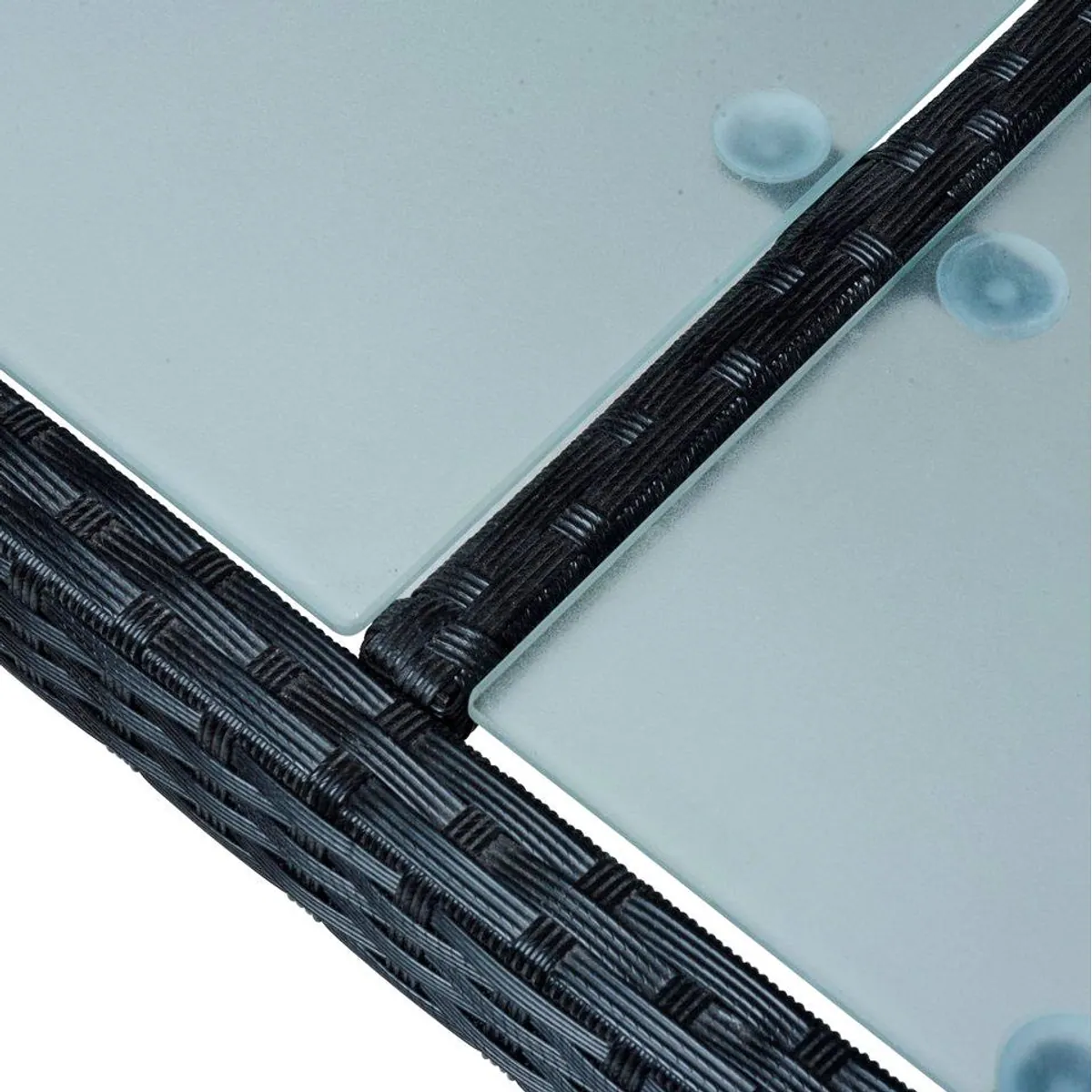 ESTEXO Sitzgruppe, elegantes Polyrattan-Design, für 6 Personen, inklusive Kissen 3