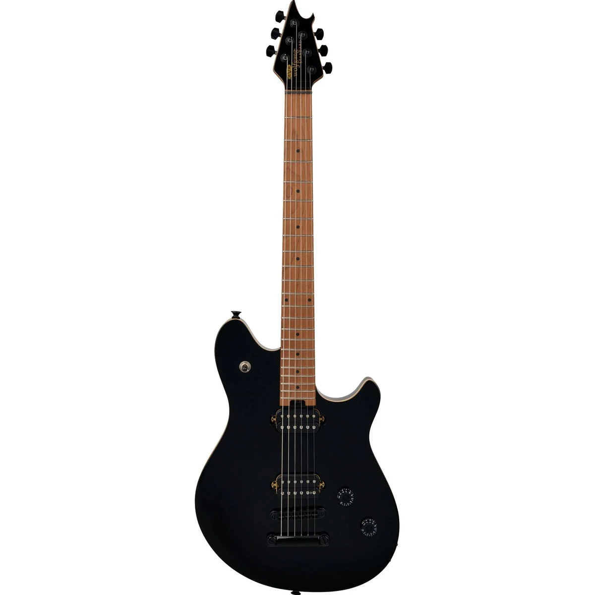EVH Wolfgang Standard T.O.M. E-Gitarre, Gloss Black, Baked Maple-Hals, EVH Humbucker