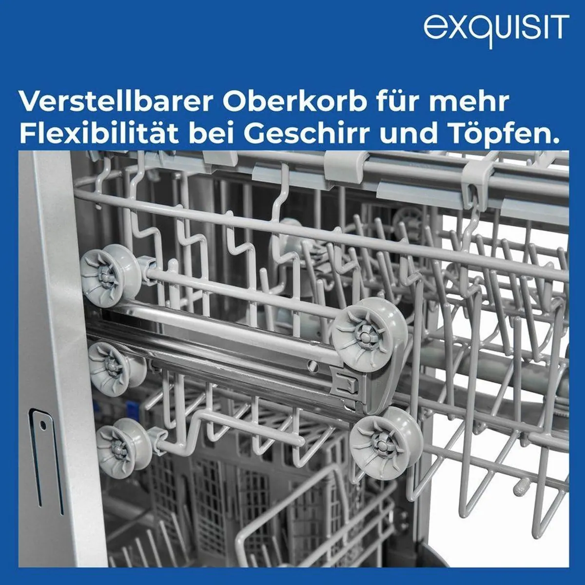 exquisit EGSP51009-EB-030E Geschirrspüler, 9 Maßgedecke, 6 Spülprogramme, 49 dB 4