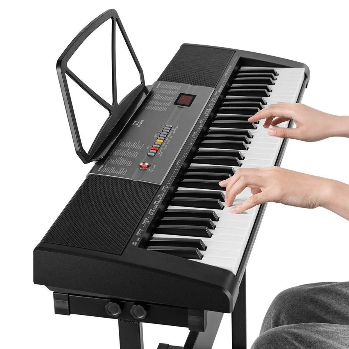 FANNOU Digitalpiano Keyboard, 61 Tasten, vielseitige Lernfunktionen 5