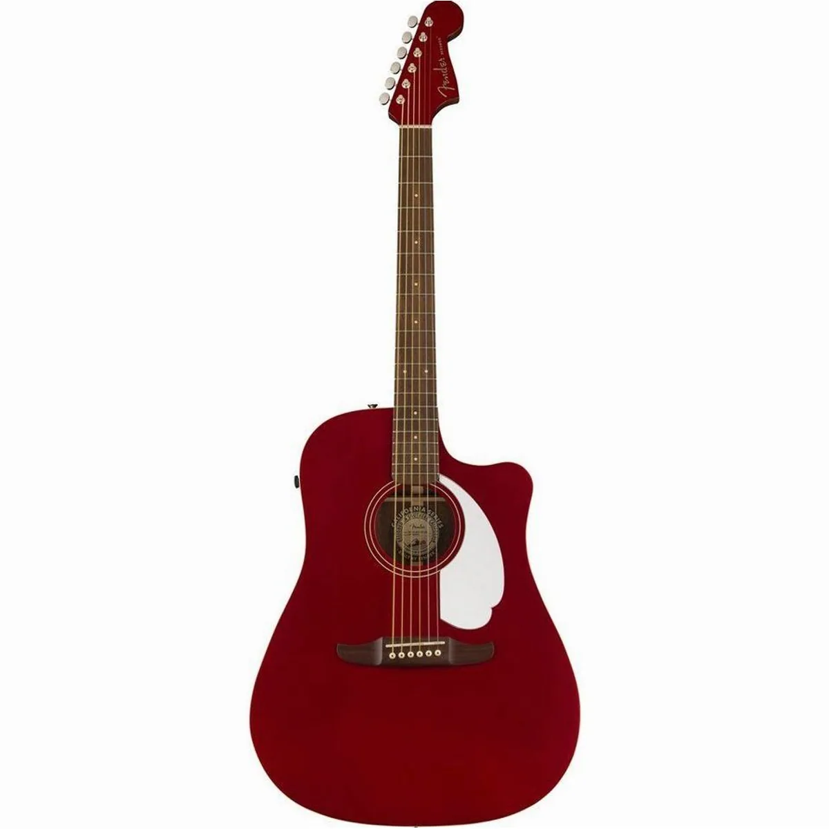 Fender Redondo Player WN, Dreadnought-Bauform, Candy Apple Red — erstklassige Bespielbarkeit 2