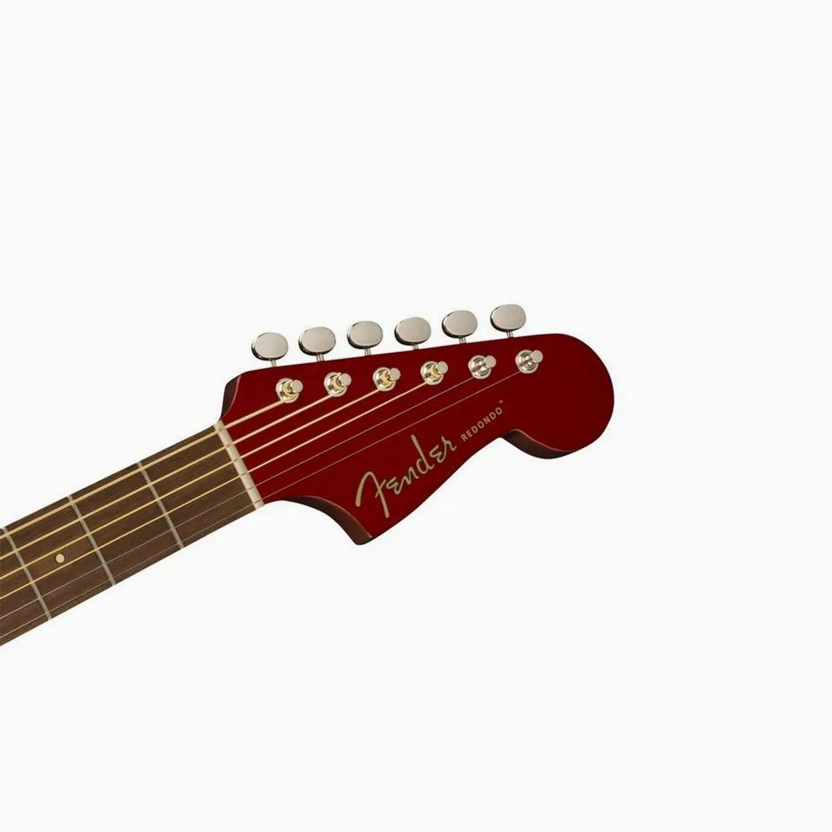 Fender Redondo Player WN, Dreadnought-Bauform, Candy Apple Red — erstklassige Bespielbarkeit 5