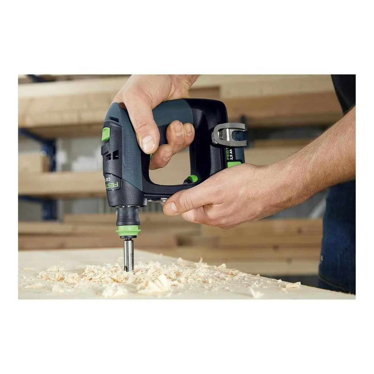 FESTOOL CXS 12 2,5-Set, kompakt, leistungsstark, ergonomisch 4