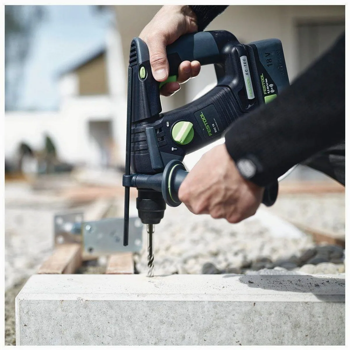FESTOOL Akku-Bohrhammer BHC 18-Basic, Kompakt, Leistungsstark, Vibrationsdämpfung 4