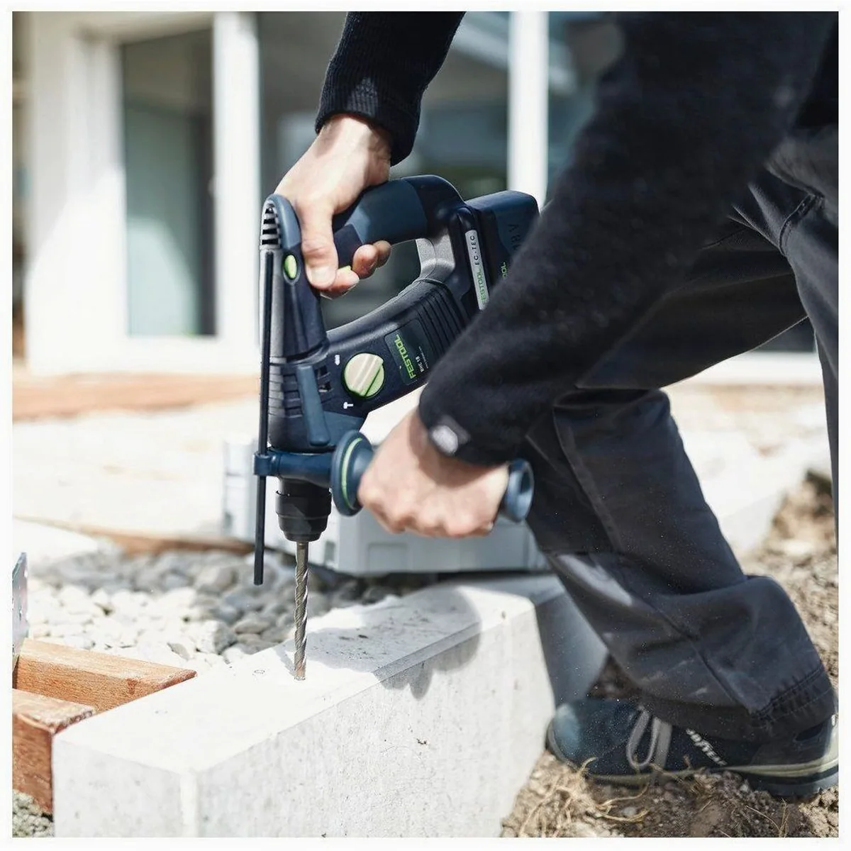 FESTOOL Akku-Bohrhammer BHC 18-Basic, Kompakt, Leistungsstark, Vibrationsdämpfung 5