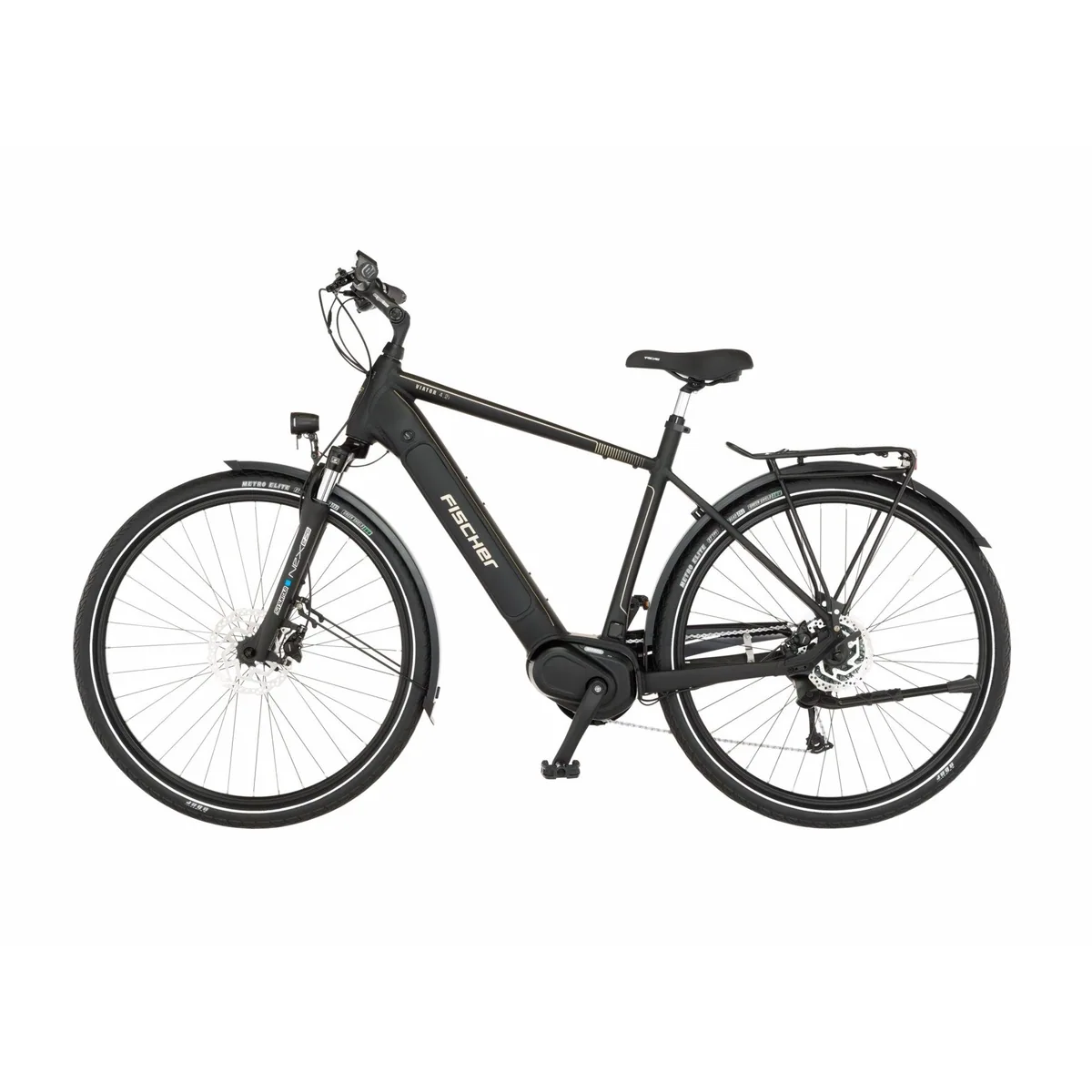 FISCHER Viator 4.2i 630 Active E-Bike Trekkingrad, 80 Nm Mittelmotor, 630 Wh Akku, 9-Gang Shimano 5
