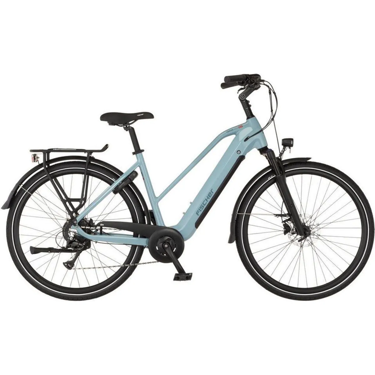 FISCHER VIATOR MOVE 01 474 T, 8-Gang Shimano Acera, leistungsstarker Heckmotor, 474 Wh