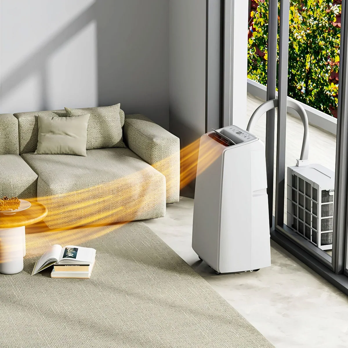 FM-SOLAR YFG-12H/FC6-W, Mobile Split Klimaanlage mit Heizfunktion und WIFI-Steuerung 5
