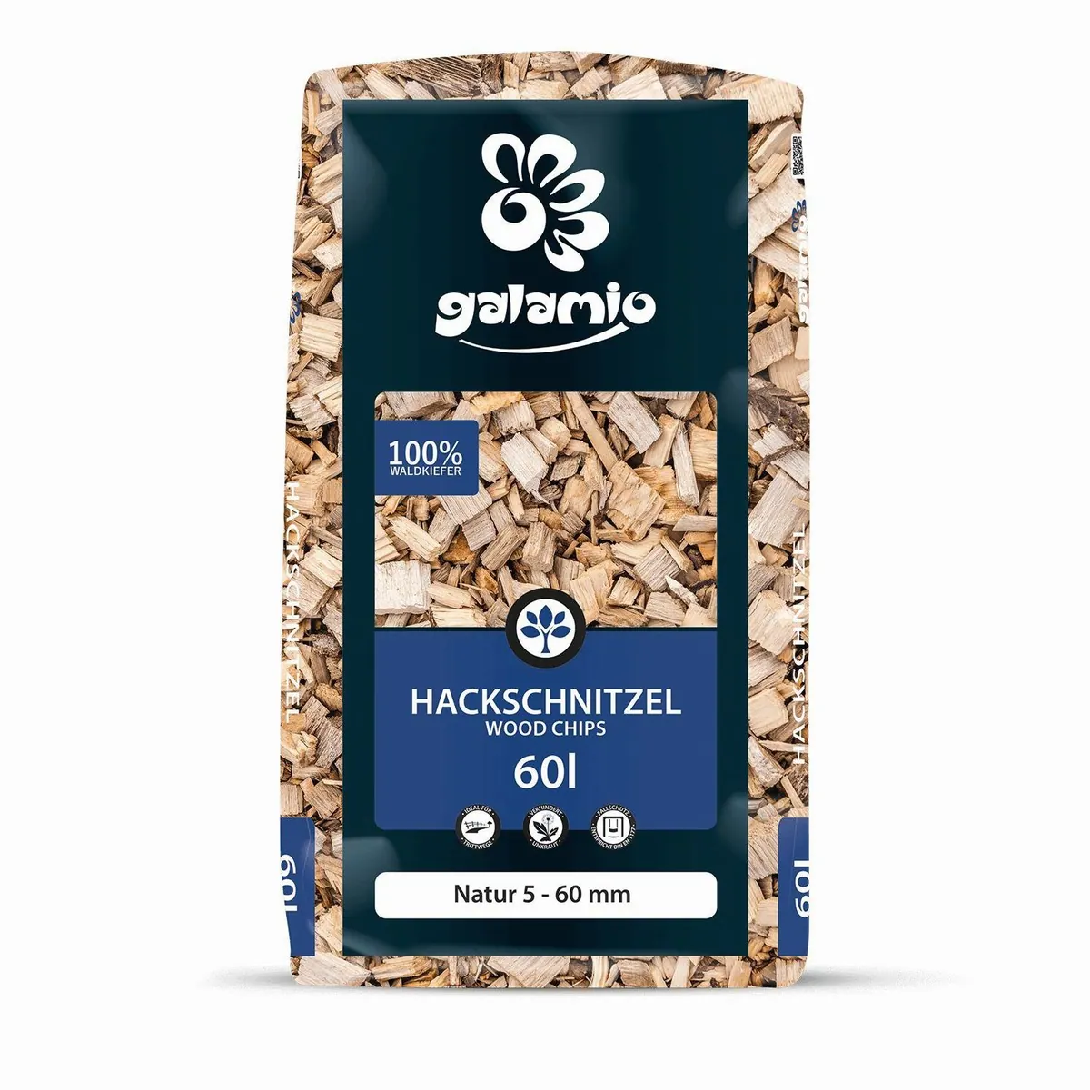 GALAMIO Holzhäcksel Natur, langlebig, vielseitig, zur Unkrautunterdrückung 3