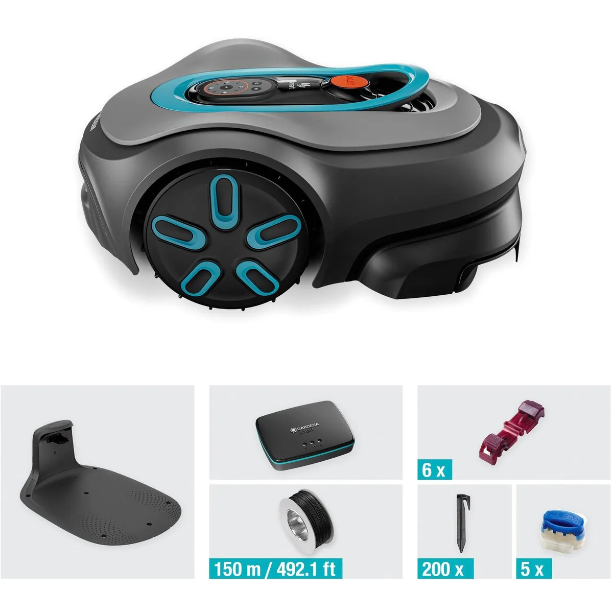 GARDENA smart SILENO pro, intelligente Rasenpflege für bis zu 600 m²