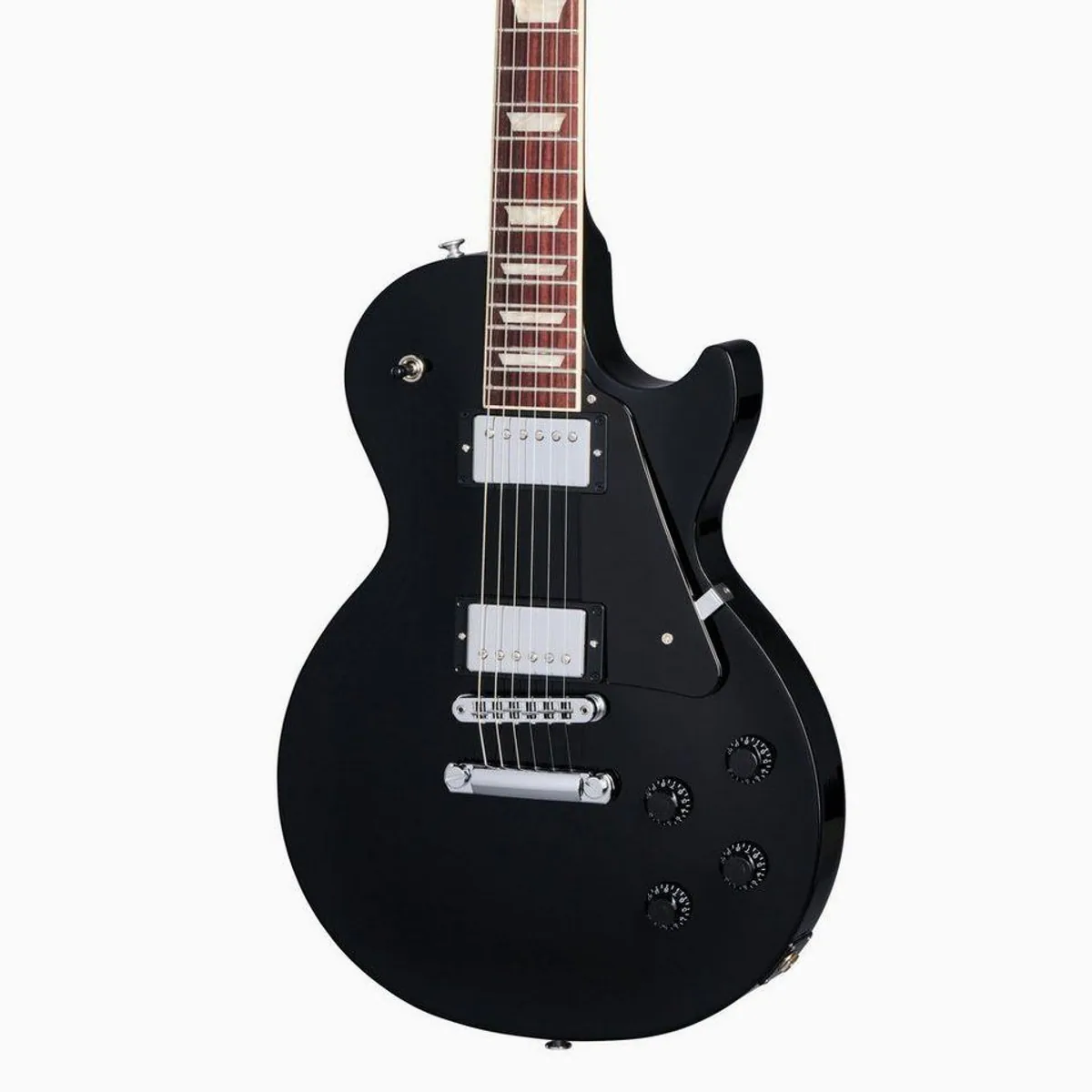 Gibson Les Paul Studio Ebony, klassischer Mahagonikorpus, Burstbucker Pro Humbucker — 150 Zeichen 4