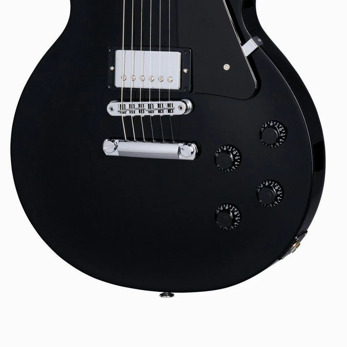 Gibson Les Paul Studio Ebony, klassischer Mahagonikorpus, Burstbucker Pro Humbucker — 150 Zeichen 5