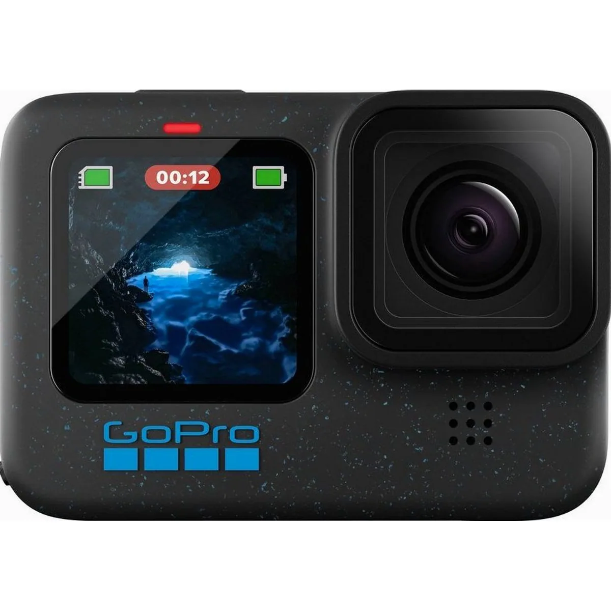 GoPro HERO 12 Action Cam, 5,3K Auflösung, 156° Sichtfeld, verbesserte Bildstabilisierung