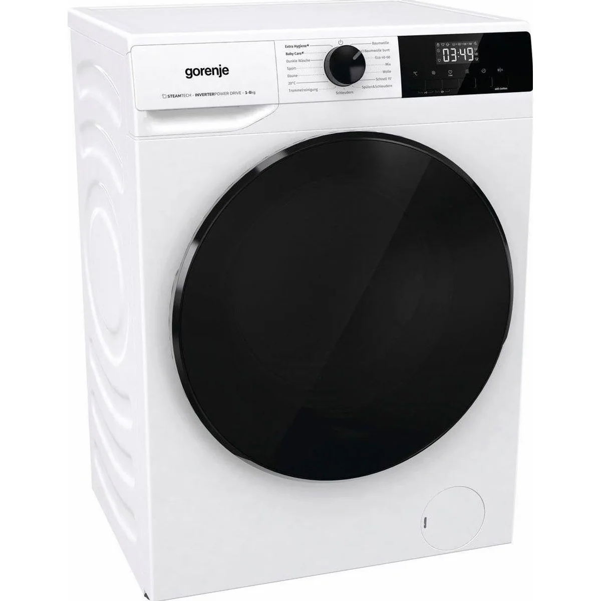 GORENJE WNHAI 84 APS/DE Waschmaschine, 8 kg Fassungsvermögen, 1400 U/min, AquaStop, Dampf-Funktion