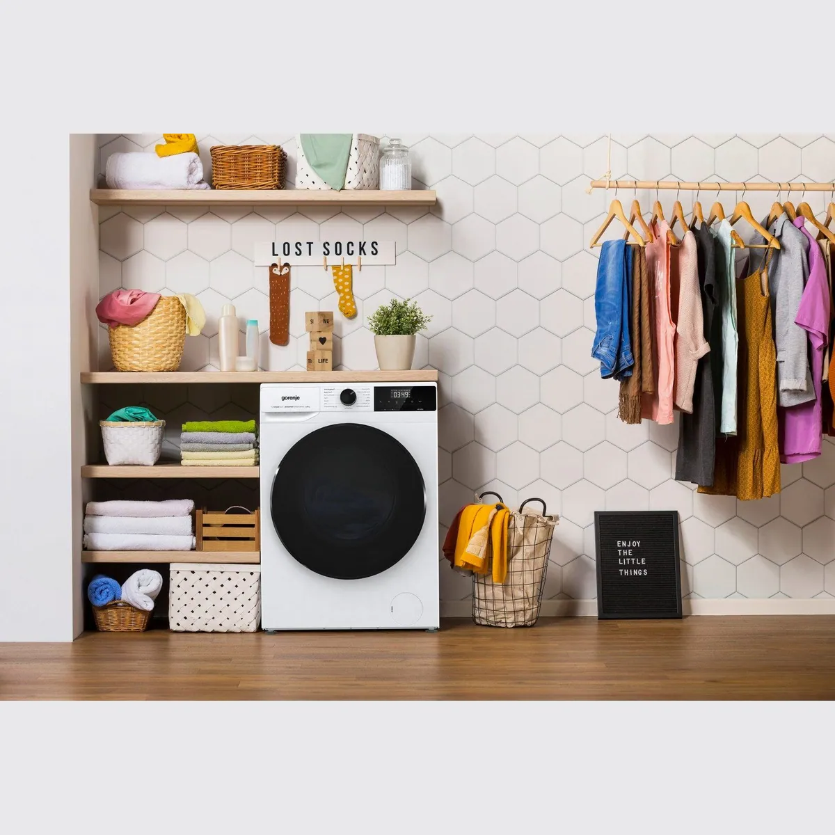 GORENJE WNHAI 84 APS/DE Waschmaschine, 8 kg Fassungsvermögen, 1400 U/min, AquaStop, Dampf-Funktion 4
