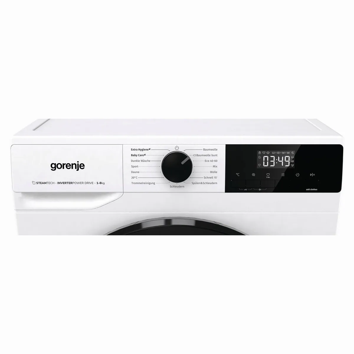 GORENJE WNHAI 84 APS/DE Waschmaschine, 8 kg Fassungsvermögen, 1400 U/min, AquaStop, Dampf-Funktion 5