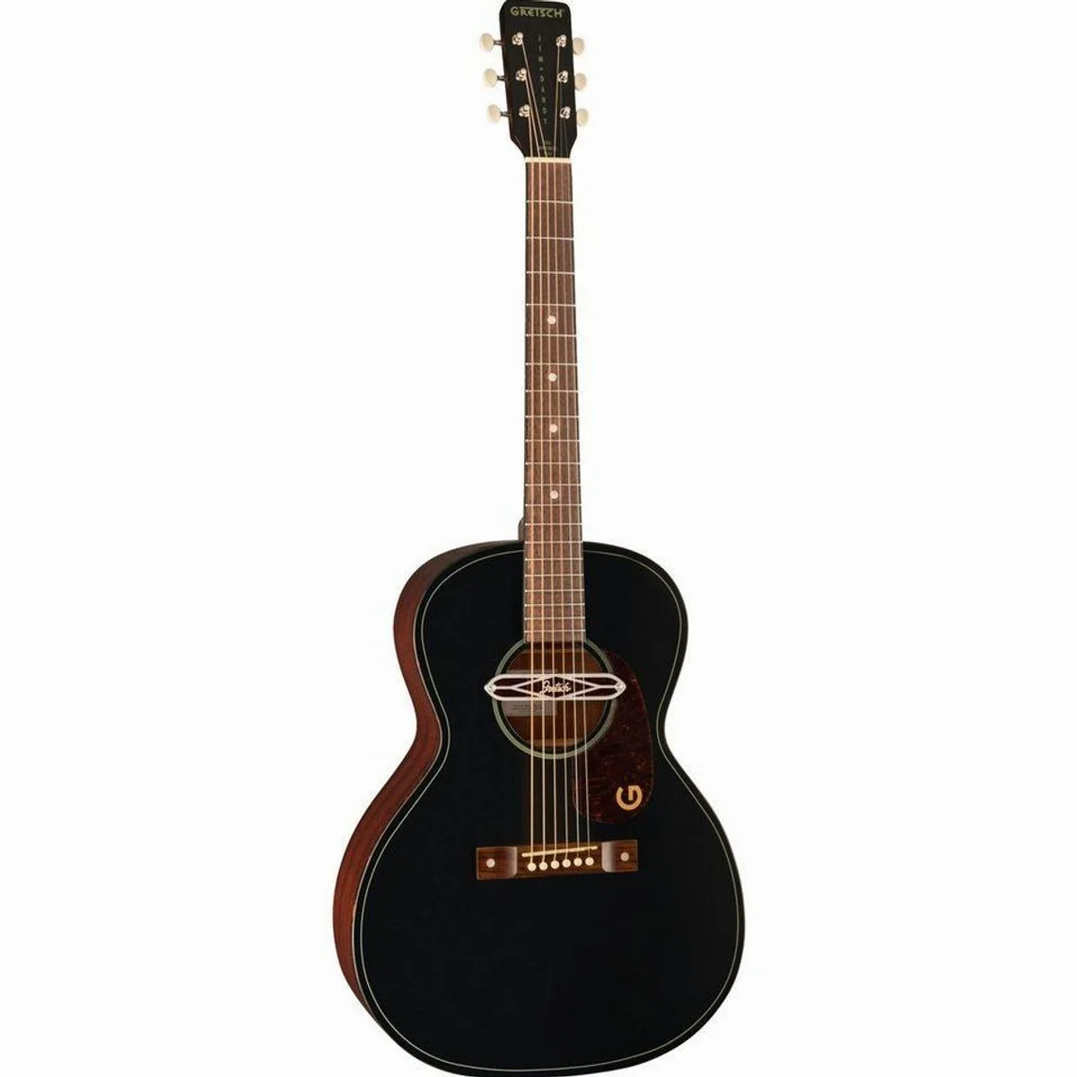 Gretsch JD Concert Delto TSPG BLKT, elektroakustische Westerngitarre, vintage Charme, hoher Spielkomfort