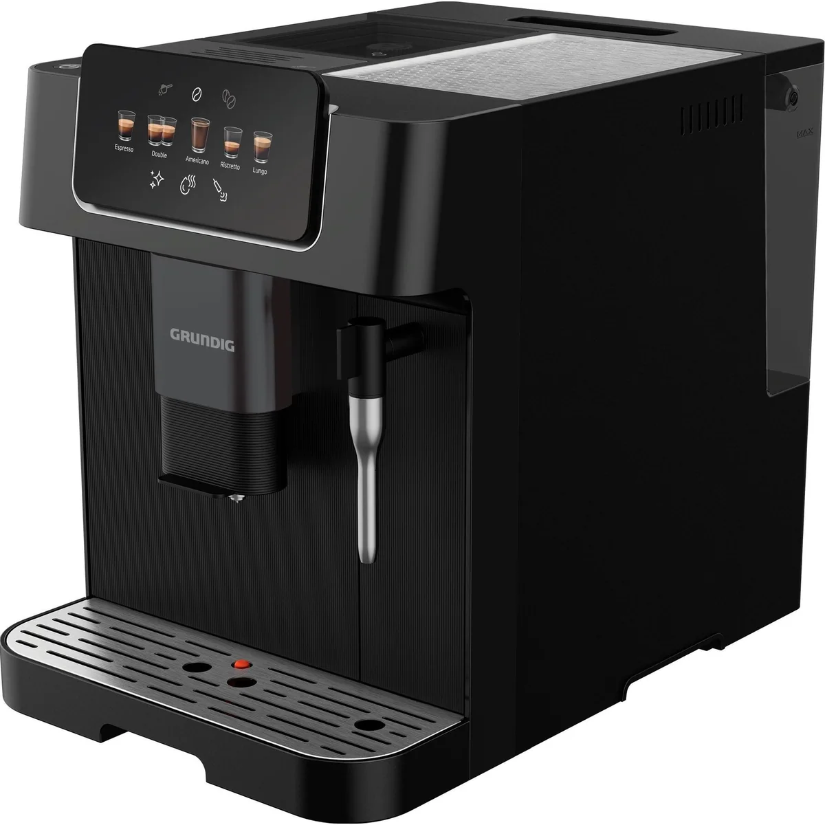 Grundig KVA 6230 Kaffeevollautomat, 1350 W Leistung, 19 Bar Druck, Touch & GrindPro Mahlwerk 2