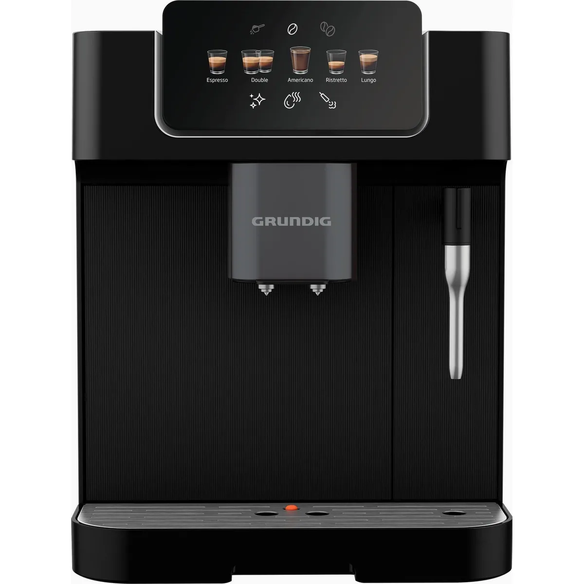 Grundig KVA 6230 Kaffeevollautomat, 1350 W Leistung, 19 Bar Druck, Touch & GrindPro Mahlwerk 4