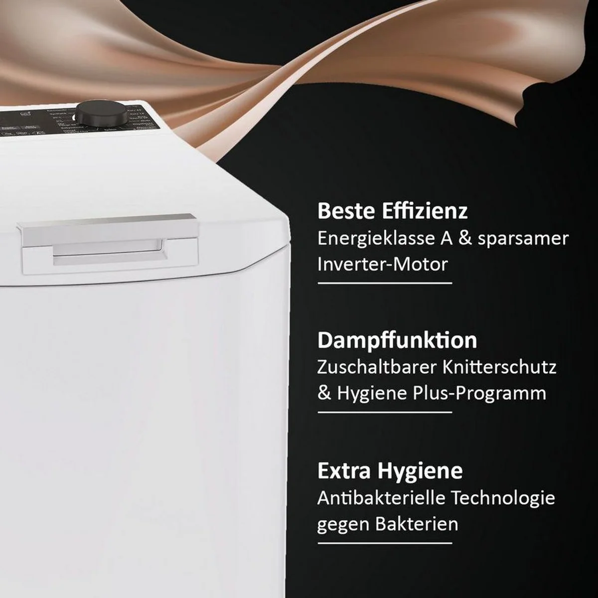 Haier THASNQ476TM5-84 Toplader-Waschmaschine, 7 kg, 1400 U/min, Wi-Fi Steuerung 4