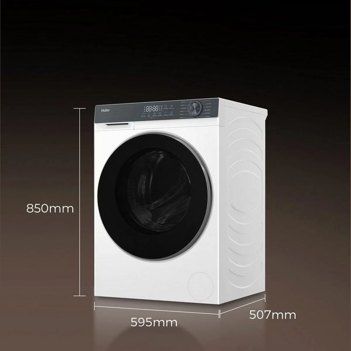 Haier Waschtrockner G3 Serie HWD80-BP14637T, 8 kg Wasch- und 5 kg Trocken-Kapazität, Smart AI Automatikprogramm 2