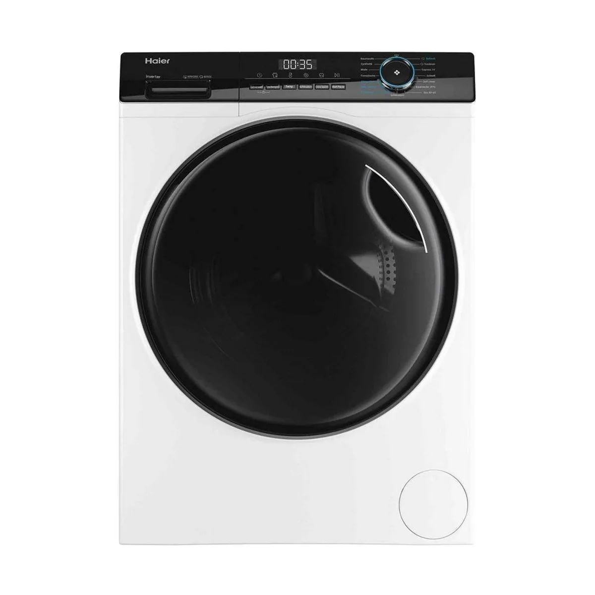 Haier HWD100-B14939 Waschtrockner, 10 kg Waschen, 6 kg Trocknen, Dampf-Funktion, Aquastop 2
