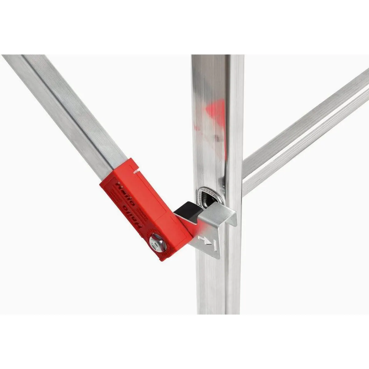 Hailo G60 Vielzweckleiter, Aluminium-Multifunktionsgerüst mit 2x12 Sprossen 5