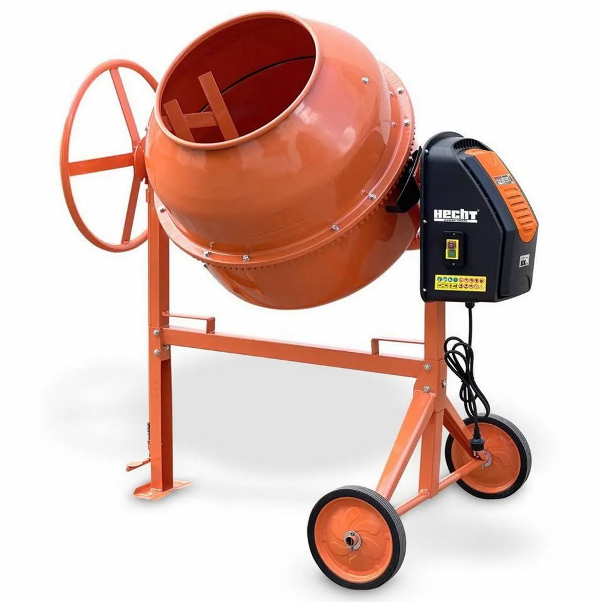 Hecht 2223 Betonmischer, 1100W, 200L Volumen, robuste Stahlkonstruktion