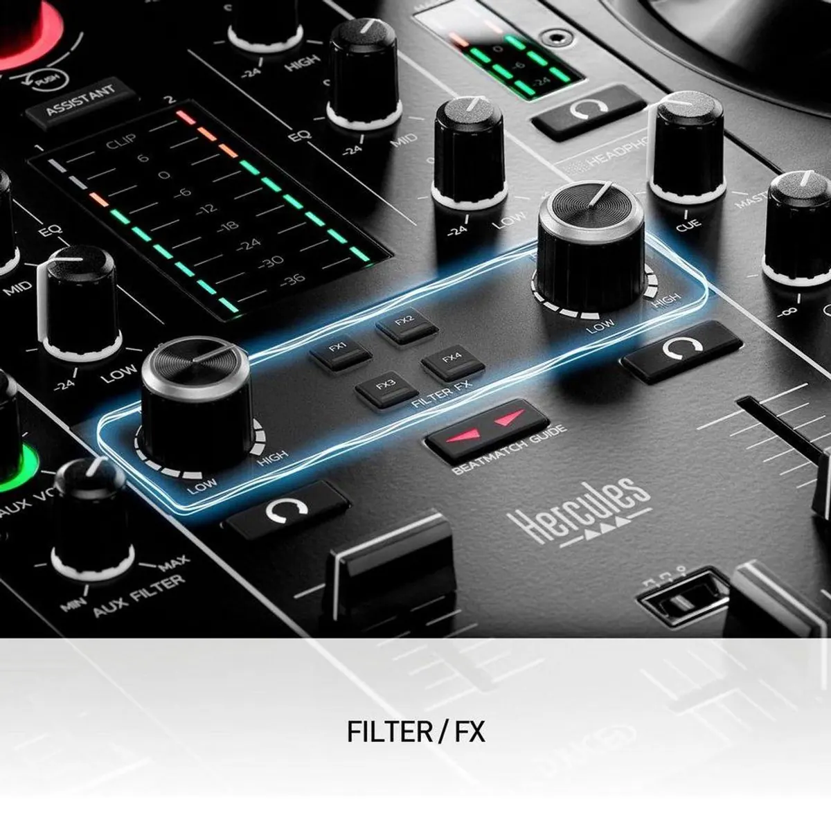 HERCULES DJControl Inpulse 500 Controller, intuitive Bedienung, integrierte Audio-Interface, umfangreiche Softwarelösungen 2
