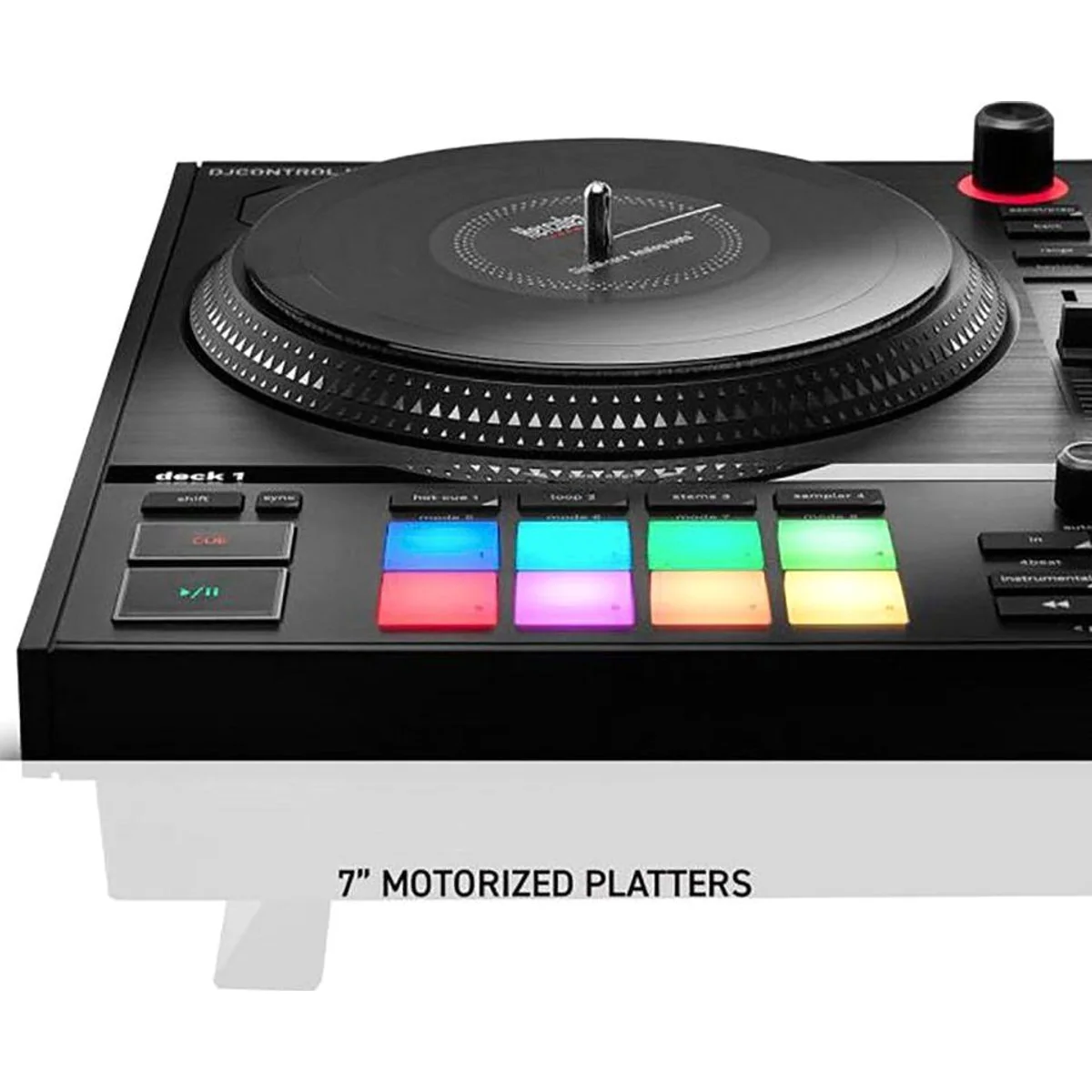 HERCULES DJ Control Inpulse T7, motorbetriebene Plattenteller, digitale Technologie, authentisches DJ-Erlebnis 4