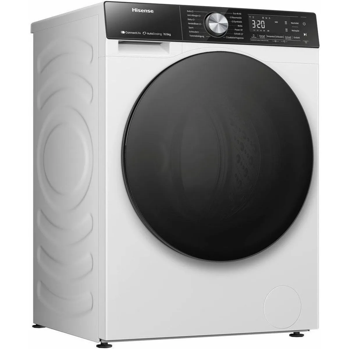 Hisense WF5S1045BW Waschmaschine, 10,5 kg, 1400 U/min, AutoDosing