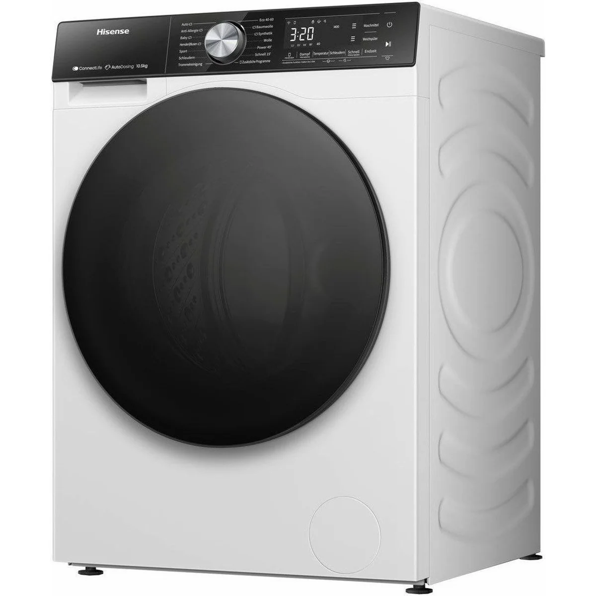 Hisense WF5S1045BW Waschmaschine, 10,5 kg, 1400 U/min, AutoDosing 5