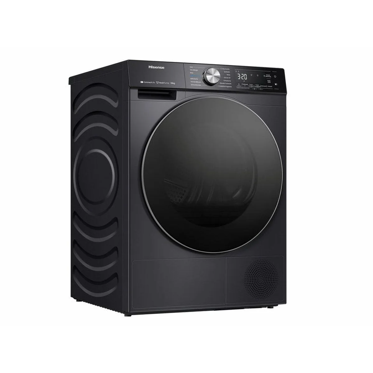 Hisense DH5S102BB Wärmepumpentrockner, Energieeffizienzklasse C, 10 kg Fassungsvermögen, AutoDry-Technologie