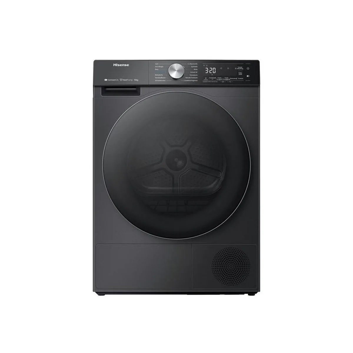 Hisense DH5S102BB Wärmepumpentrockner, Energieeffizienzklasse C, 10 kg Fassungsvermögen, AutoDry-Technologie 5