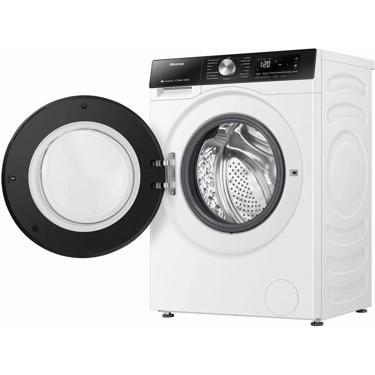 Hisense WD3S8043BW3 Waschtrockner, 8 kg Wasch- & 5 kg Trockenkapazität, leiser Invertermotor 3
