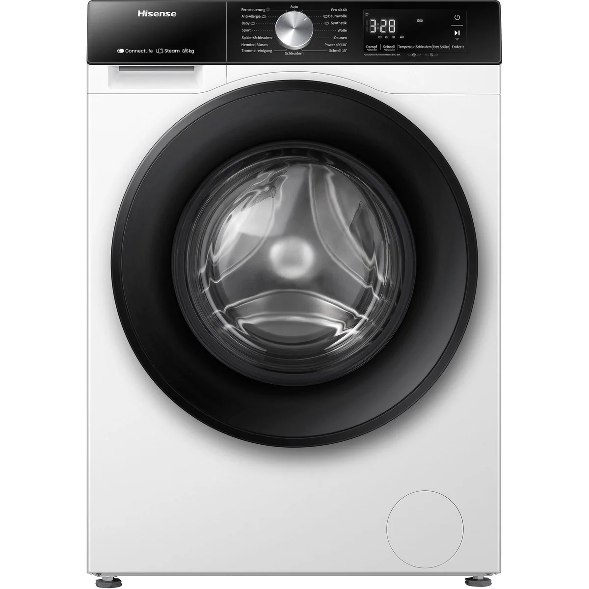 Hisense WD3S8043BW3 Waschtrockner, 8 kg Wasch- & 5 kg Trockenkapazität, leiser Invertermotor 4