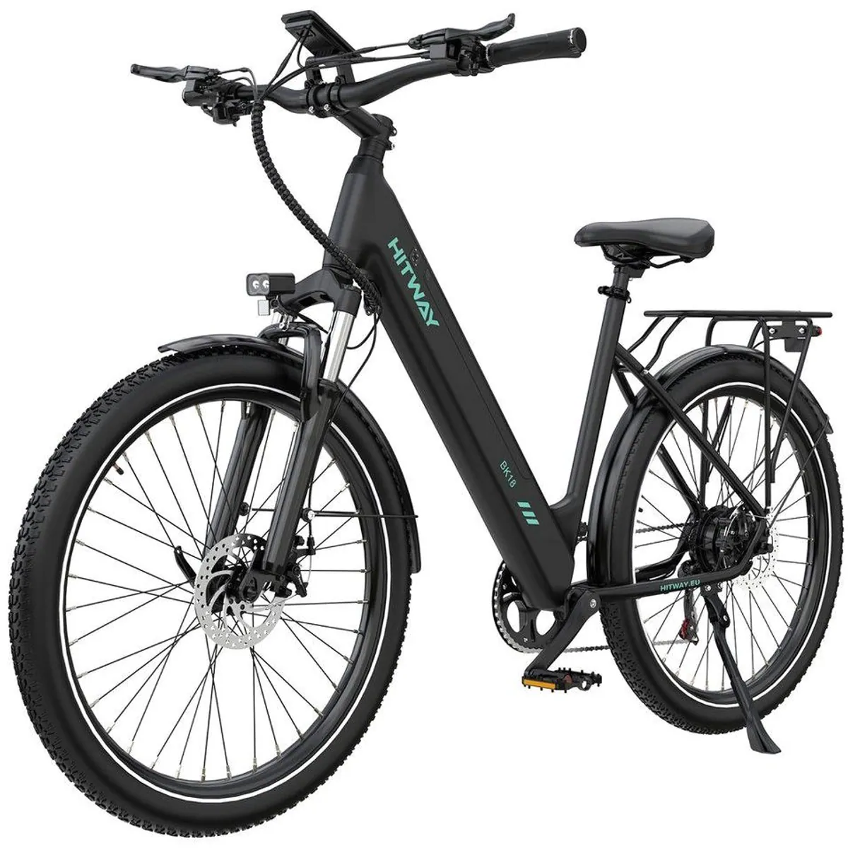 HITWAY BK18 Elektrofahrrad, 36V 13Ah Akku, Shimano 7-Gang-Schaltung, 27,5 Zoll