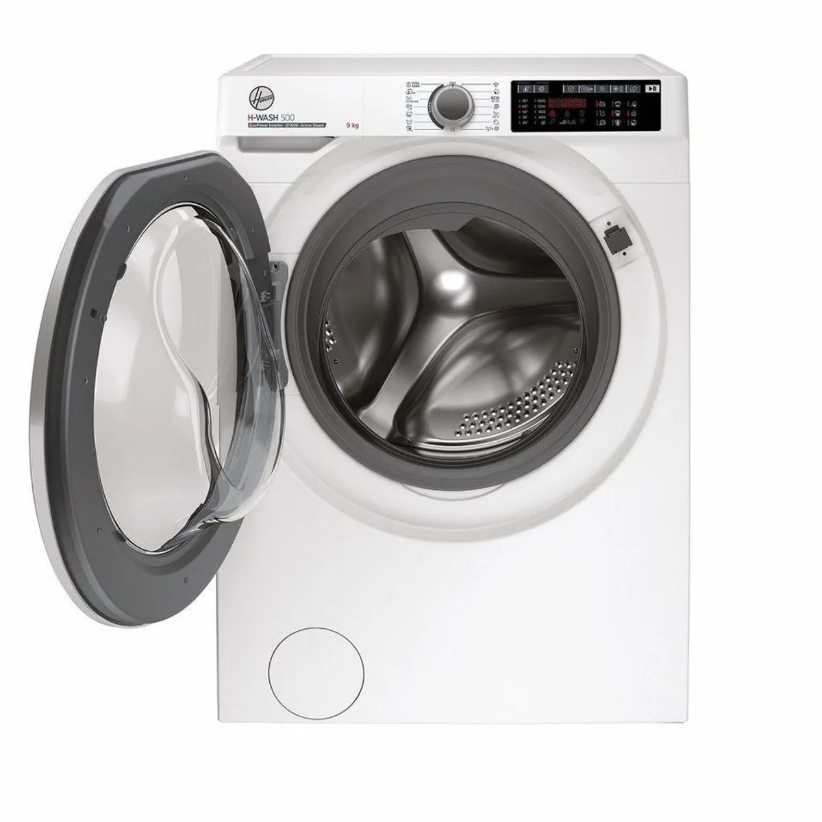 Hoover HWQ 69AMBS/1-S Waschmaschine, 9 kg, 1600 U/min, Dampffunktion, Wi-Fi + Bluetooth 2