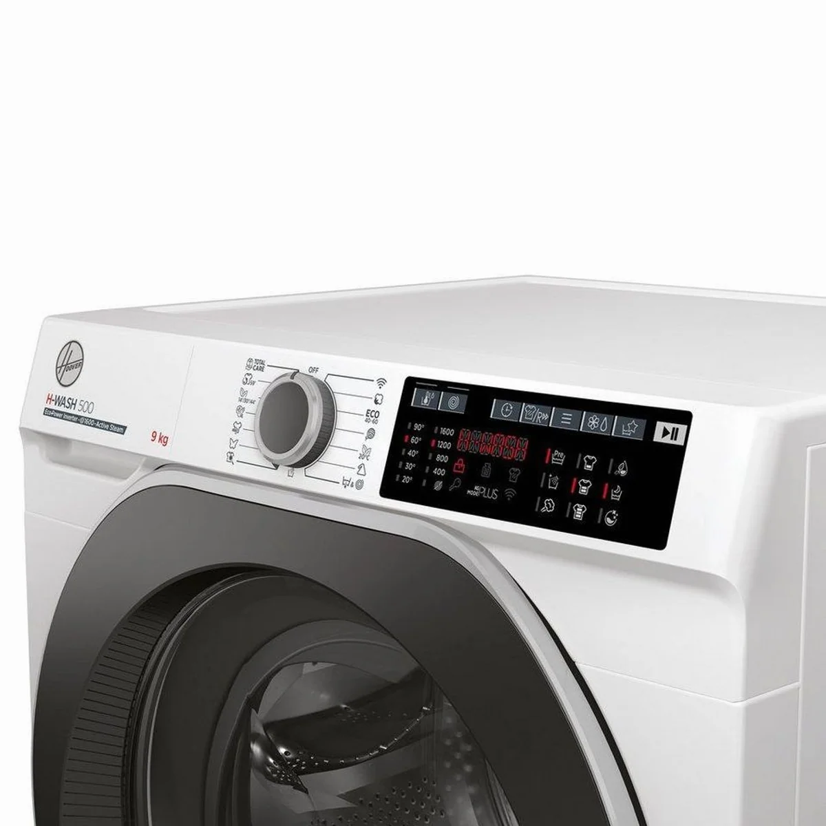 Hoover HWQ 69AMBS/1-S Waschmaschine, 9 kg, 1600 U/min, Dampffunktion, Wi-Fi + Bluetooth 4