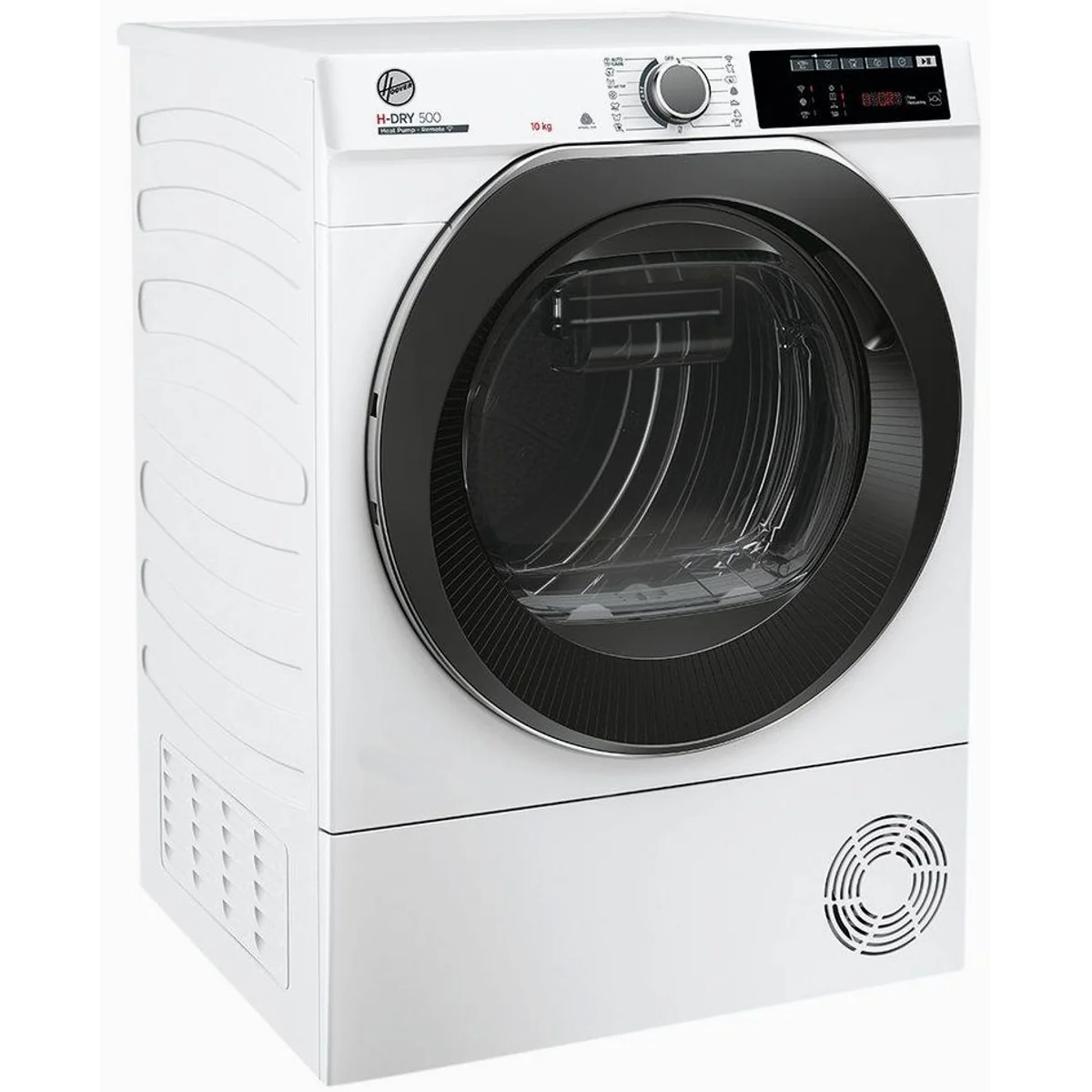 Hoover NDEH10A2TCBEXS-S Wärmepumpentrockner, smarte Technologie, AquaVision, vielseitige Programme