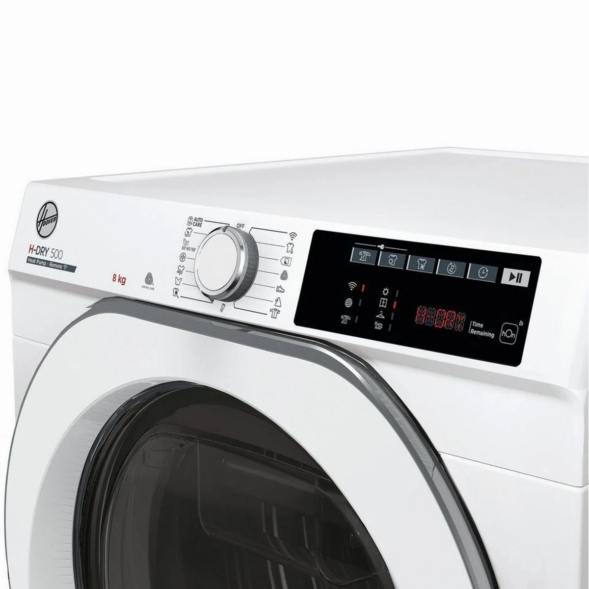 Hoover NDE H8A2TCEXS-S Wärmepumpentrockner, smarte Technologie, AquaVision, 5D-Display 3