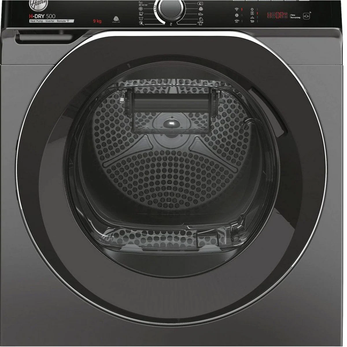 Hoover H-DRY500 NDPEH9A3TCBERXSS, Wärmepumpentrockner, WiFi + Bluetooth, AquaVision-System 3