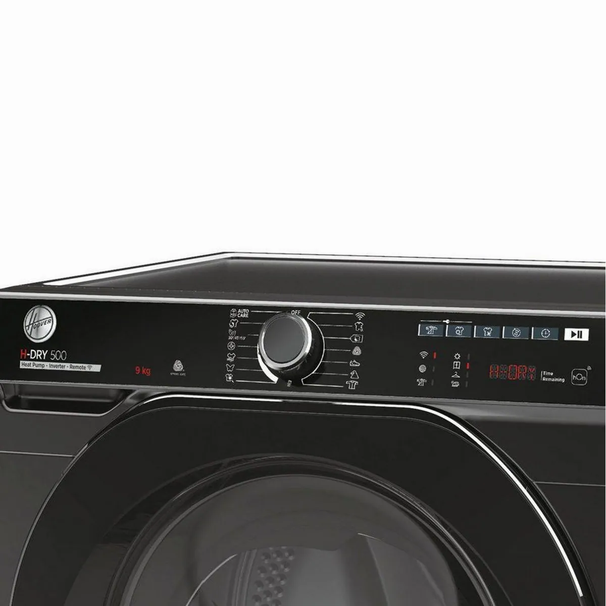 Hoover H-DRY500 NDPEH9A3TCBERXSS, Wärmepumpentrockner, WiFi + Bluetooth, AquaVision-System 4