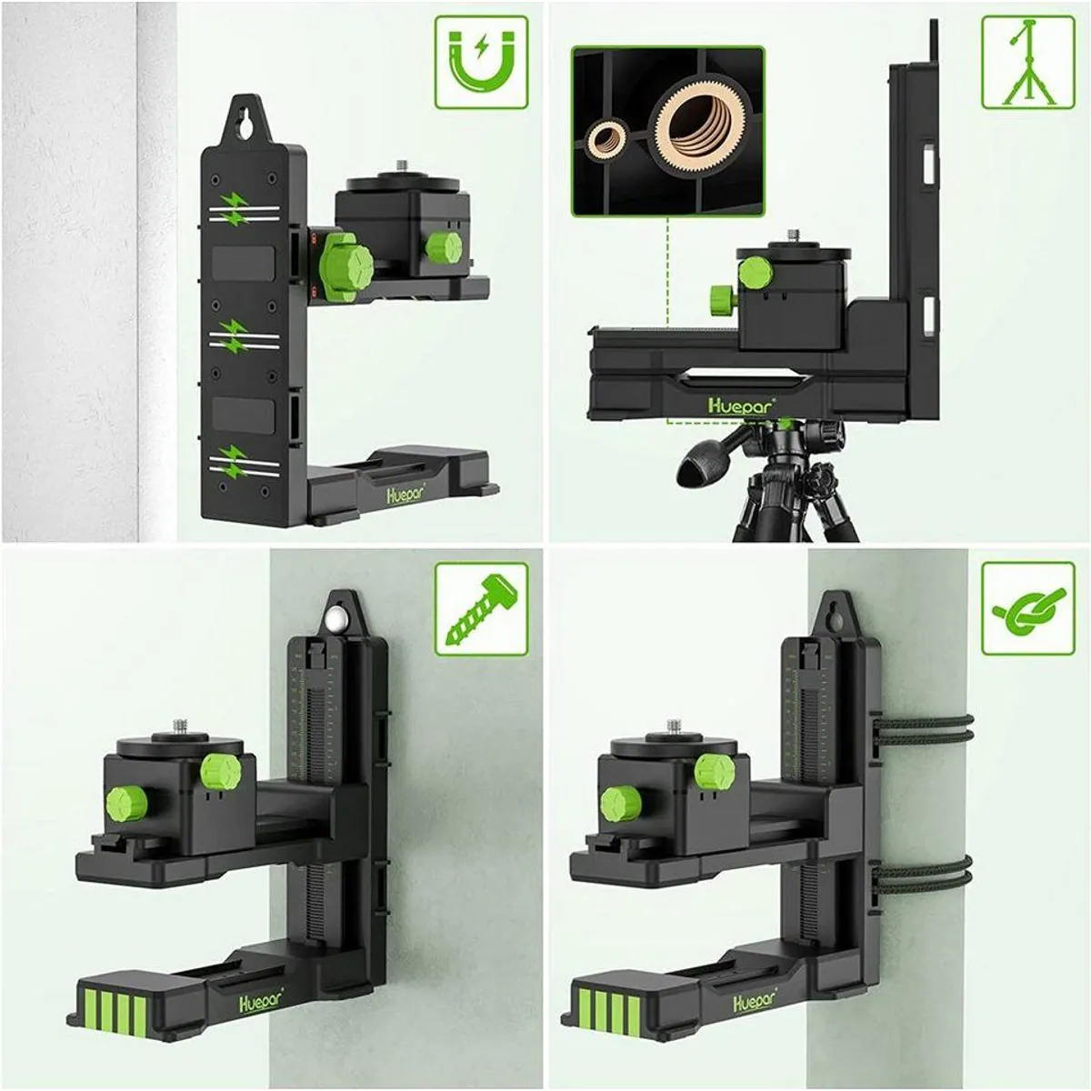 Huepar S04CG Kreuzlinienlaser, 4D Projektion, Selbstnivellierung, LCD-Bildschirm 2