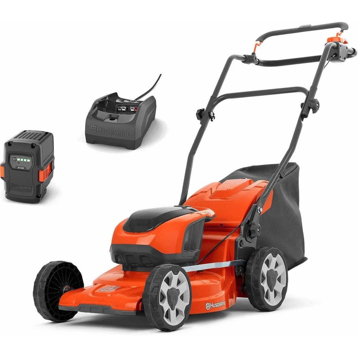 Husqvarna LC 137i Akku-Rasenmäher, 37 cm Schnittbreite, kompakt und leicht — ideal für kleine Gärten bis 300 m²