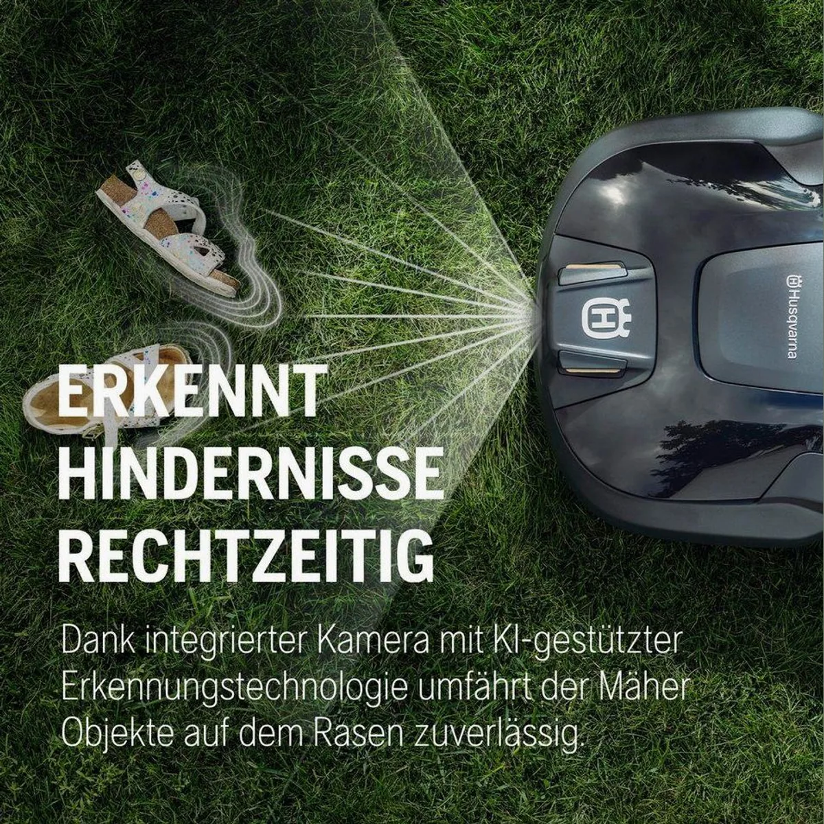 Husqvarna Automower Aspire R6V, kabelloser Mähroboter für 600 m² Rasenfläche, GPS-Navigation, WLAN-Steuerung 2