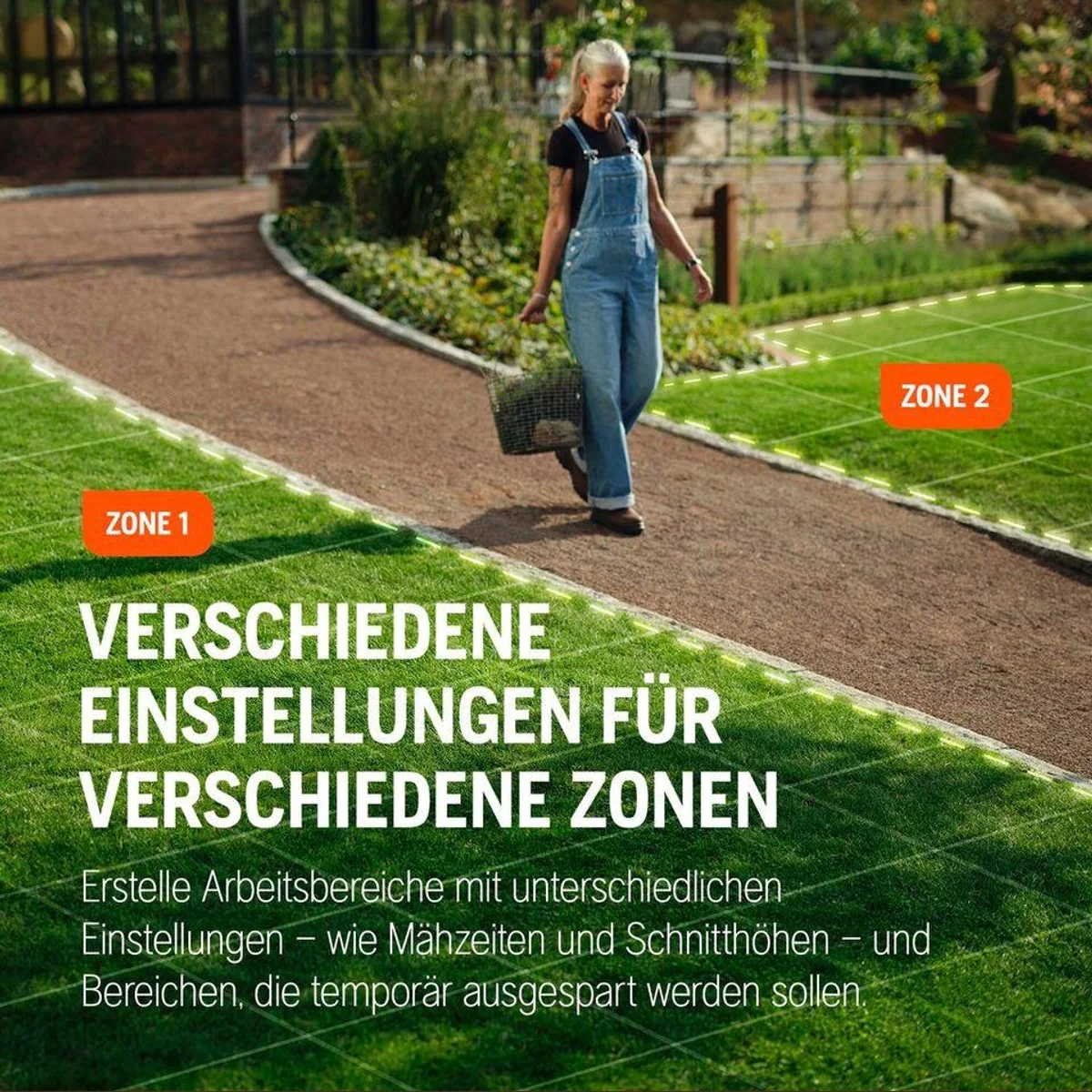 Husqvarna Automower Aspire R6V, kabelloser Mähroboter für 600 m² Rasenfläche, GPS-Navigation, WLAN-Steuerung 4