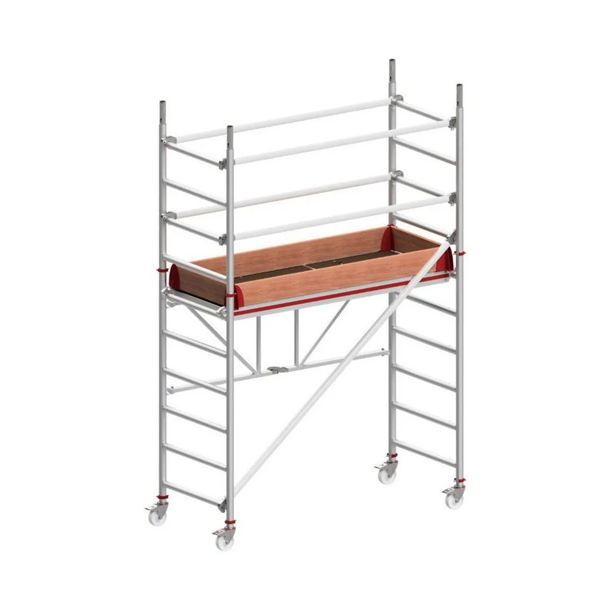 Hymer Fahrgerüst klappbar 1,90 x 0,80 m, Reichhöhe 3,57 m — robust, platzsparend, sicher 4
