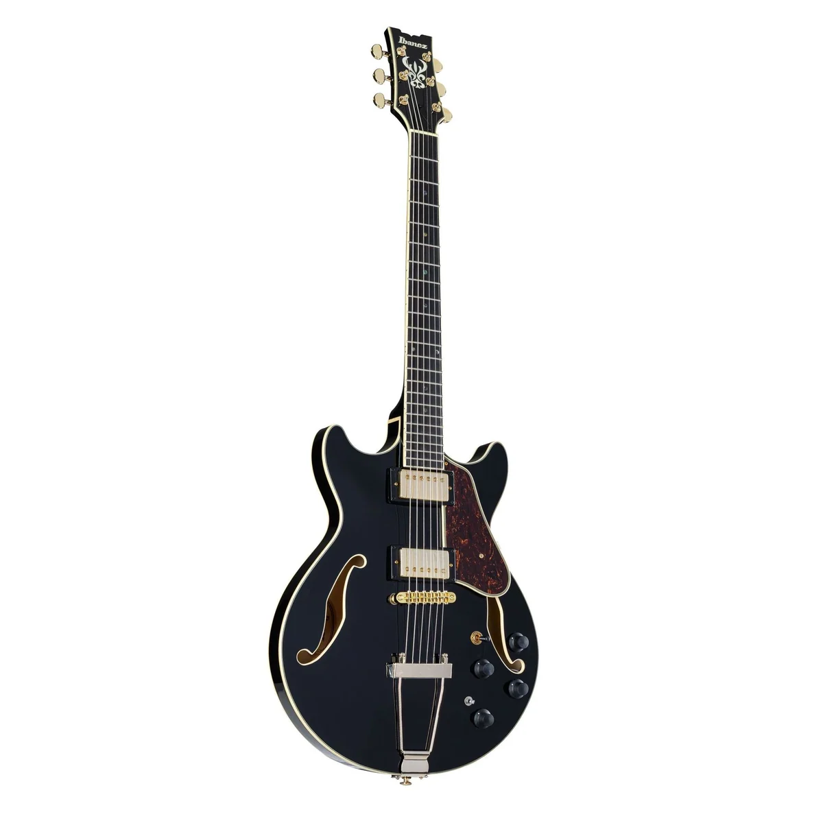 Ibanez Artcore Expressionist AMH90-BK, Hollow-Body E-Gitarre mit Humbuckern und Tri-Tone-Switch